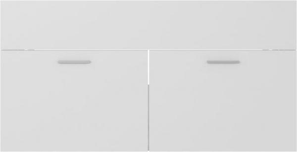 vidaXL Badmöbel-Set Weiß Spanplatte [3071243] Bild 9