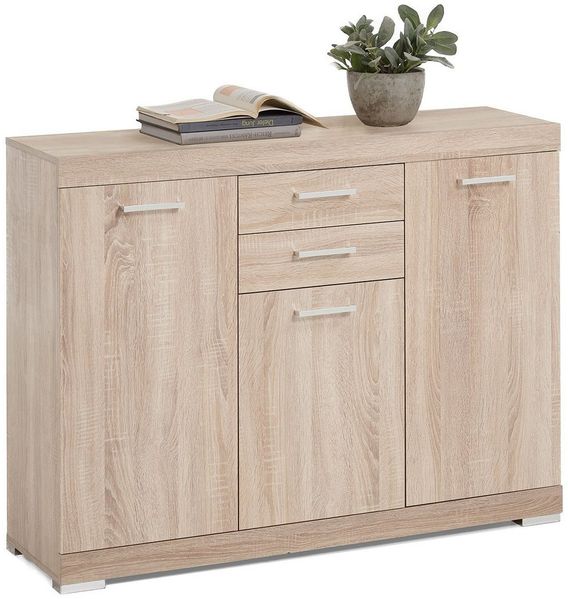 Kommode BRISTOL 3 Schrank in Eiche 120 cm