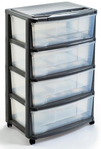 Mondex XXL Schubladen Rollcontainer Turm Wagen Wäschesortierer