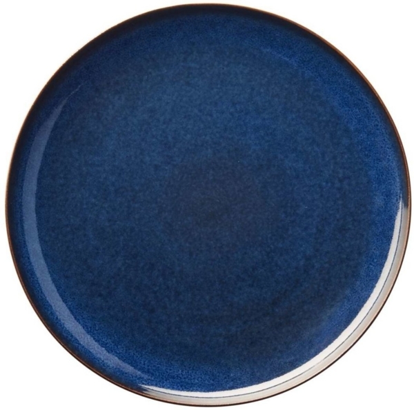 ASA Selection saisons Dessertteller midnight blue, Kuchenteller, Speiseteller, Teller, Steinzeug, Blau, D 21 cm, 27141119