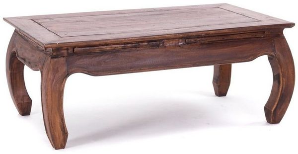 DESIGN DELIGHTS Couchtisch OPIUMTISCH "EAST", 100x60cm (BxT), Mahagoni, Beistelltisch, Farbe: