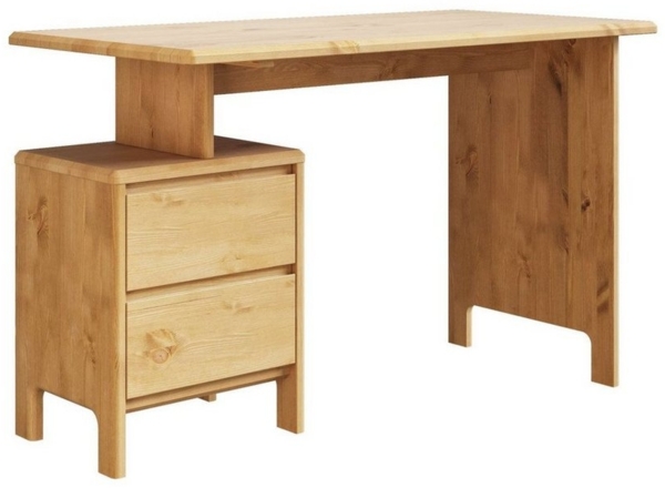 Home affaire Schreibtisch Luven, Computertisch, zertifiziertes Massivholz, mit 2 Schubkasten, Breite 120 cm Bild 3