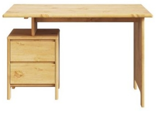 Home affaire Schreibtisch Luven, Computertisch, zertifiziertes Massivholz, mit 2 Schubkasten, Breite 120 cm Bild 4