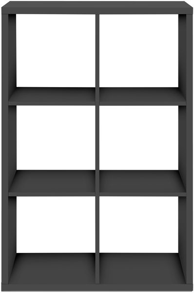 Regal >Max< in anthrazit - 73x107x33cm (BxHxT) Bild 4