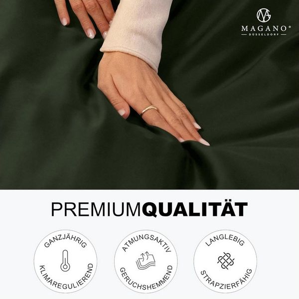 MAGANO Spannbettlaken Premium Bettlaken, Gummizug: rundum, Ultra weich, Knitterarm, Hypoallergen