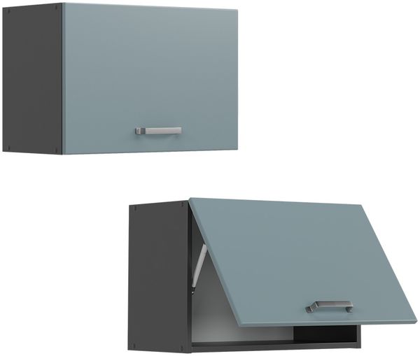 Hängeschrank R-Line Blau-Grau 60 cm Flach Vicco Bild 5