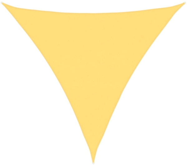 vidaXL Sonnensegel HDPE Dreieckig 5x5x5 m Beige 42286