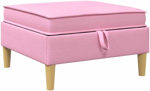 vidaXL Modular Sofa Set mit Stauraum 5 pcs Rosa Stoff 3413726 Bild 6