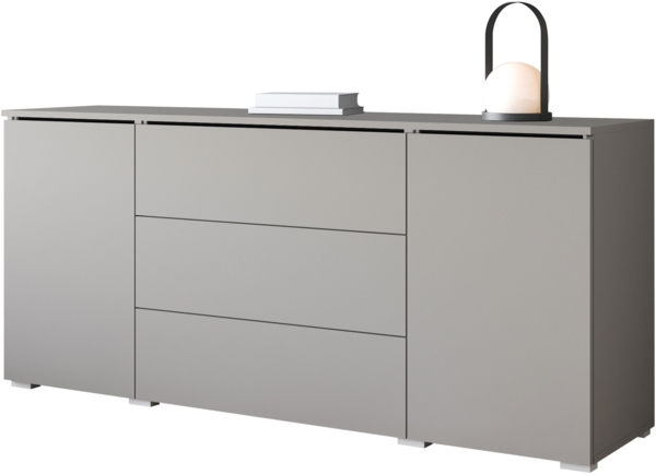 Kommode Doppo 150 (Farbe: Palladgrau, ohne Beleuchtung)