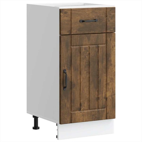 vidaXL Küchen-Unterschrank Lucca Räuchereiche Holzwerkstoff 853712