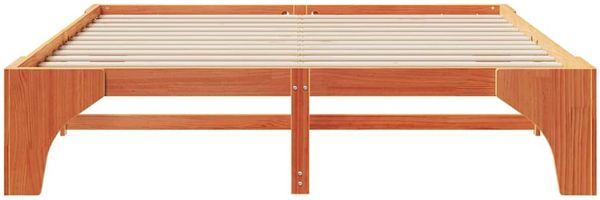 vidaXL Bettrahmen Braun 180 x 200 cm Massives Kiefernholz 872979 Bild 5