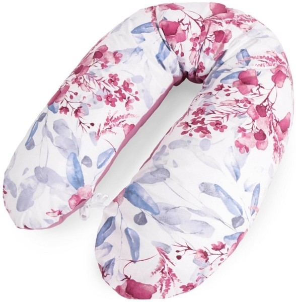 Amilian Stillkissen XXL 170 cm - Schwangerschaftskissen & Seitenschläferkissen mit Bezug, - Lagerungskissen - Nursing Pillow - Pregnancy Pillow, mit Füllung, Schlafkissen für Seitenlage - Körperkissen