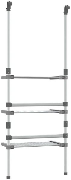 vidaXL Hängender Wäschetrockner 3 Etagen Aluminium 344383 Bild 5