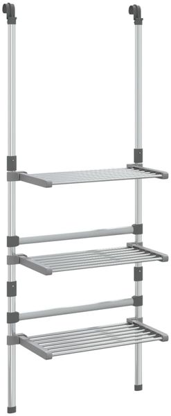vidaXL Hängender Wäschetrockner 3 Etagen Aluminium 344383 Bild 2