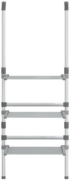 vidaXL Hängender Wäschetrockner 3 Etagen Aluminium 344383 Bild 3