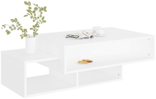 vidaXL Couchtisch Weiß 105x55x32 cm Holzwerkstoff 808522 Bild 4