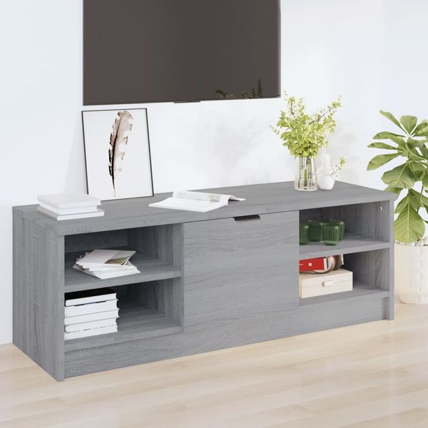 vidaXL TV-Schrank Grau Sonoma 102x35,5x36,5 cm Holzwerkstoff 817085