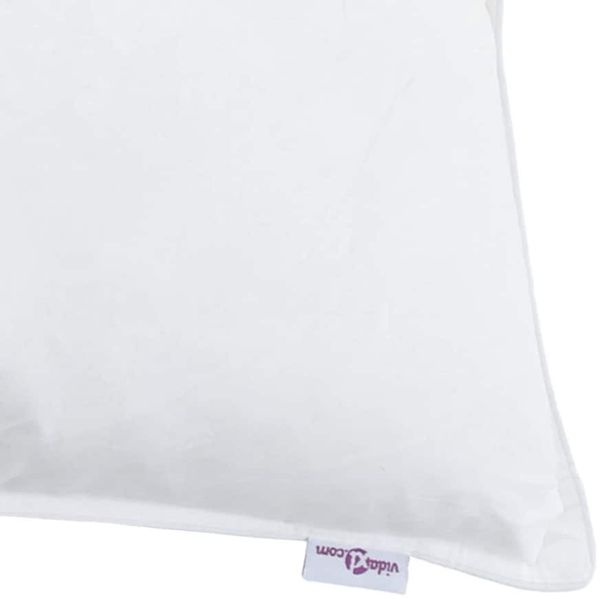 vidaXL Kopfkissen mit Kissen 2 pcs Weiß 65 x 65 cm Feder 42007690 Bild 9