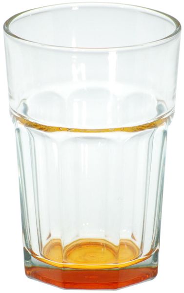 Latte Macchiato Glas, Kaffeeglas, Kaffeetasse, Cappuccino, Tasse, Orange, 300 ml