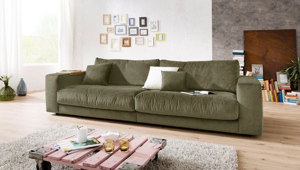 3C Candy Big-Sofa Enisa II, incl. 1 Flatterkissen, Wahlweise mit Flecken-Schutz-Bezug Easy care