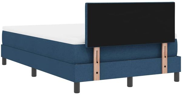 vidaXL Boxspringbett mit Kissen mit Kopfteil Blau 120 x 200 cm Stoff 3342281 Bild 9