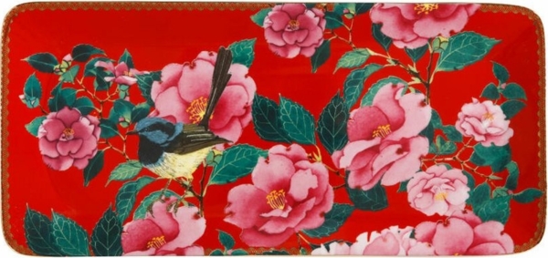 Maxwell & Williams HV0175 Platte 33 x 15,5 cm SILK ROAD Rot, Porzellan, in Geschenkbox Bild 3