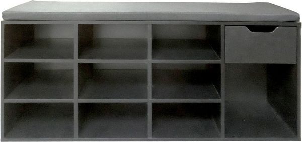 HTI-Living Schuhregal Garderobenbank mit 10 Fächern und Schublade Lisa, Stück, Schuhbank Schuhregal