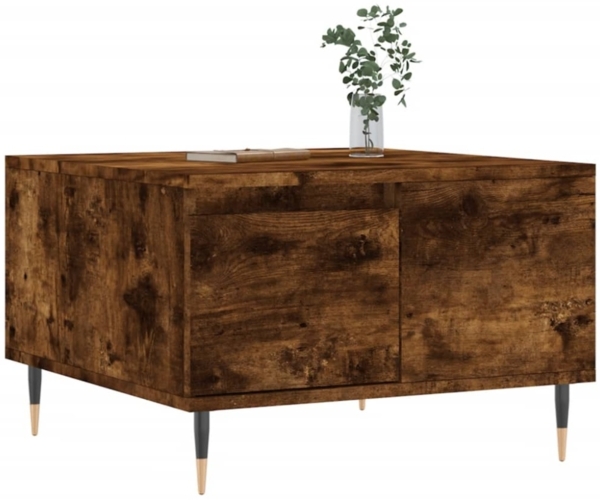 vidaXL Couchtisch Räuchereiche 55x55x36,5 cm Holzwerkstoff 830753 Bild 4