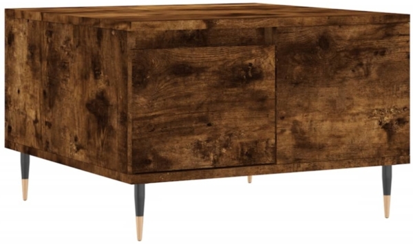 vidaXL Couchtisch Räuchereiche 55x55x36,5 cm Holzwerkstoff 830753 Bild 5