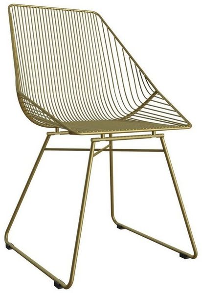 loft24 Esszimmerstuhl Ellis (Set, 1 St), Metallstuhl mit Kufengestell