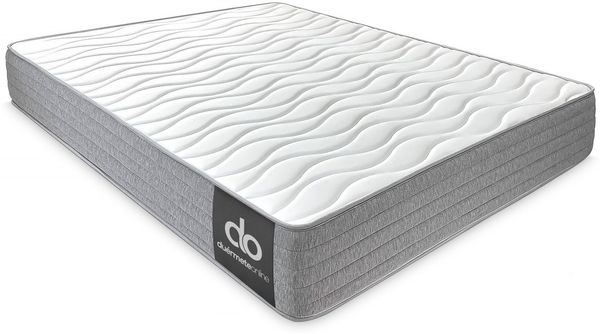 Duérmete Online - Matratze 180x200 cm, viskoelastisch, Frida mit Winter-/Sommerseite, ergonomisch, optimaler Komfort und Härte, hygienisch und atmungsaktiv, Dicke 25 cm
