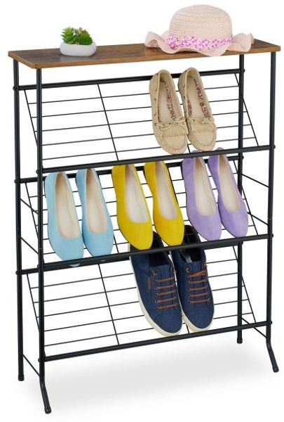 Industrial Schuhregal für 9 Paar Schuhe 10051038
