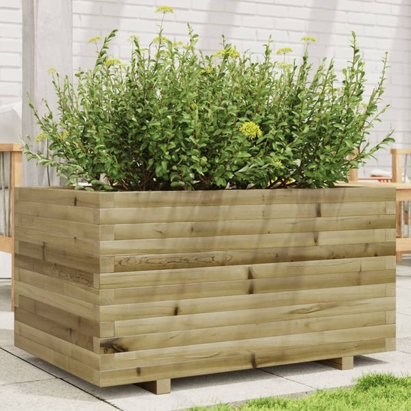 vidaXL Pflanzkübel 90x60x49,5 cm Kiefernholz Imprägniert 847387