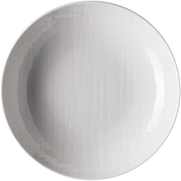 Teller tief 19 cm Mesh Weiss Rosenthal Suppenteller - Mikrowelle geeignet, Spülmaschinenfest