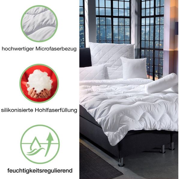 REDBEST Kopfkissen Nackenrolle "Atlanta", Füllung: Farbe, Faserfüllung Uni Bild 3