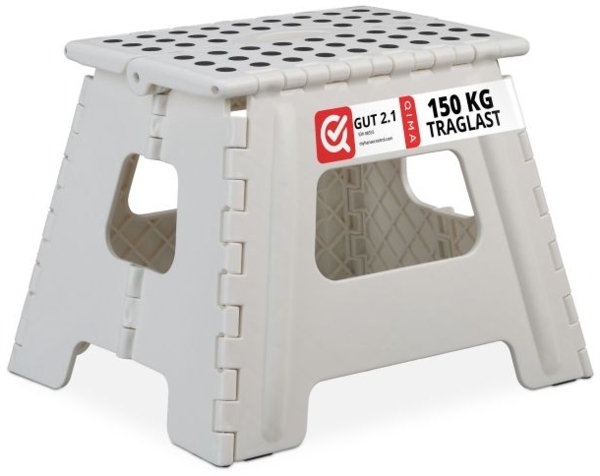 Klapphocker faltbar L weiß 4er Set 10045418