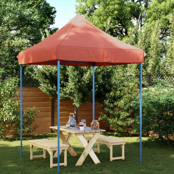 vidaXL Partyzelt Faltbar Pop-Up Terrakottarot 200x200x306 cm 4004989