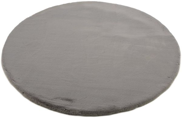 OCI DIE TEPPICHMARKE Hochflor-Teppich ALISSA, rund, Höhe: 38 mm, Kuschelig weicher Flor, Kaninchen Fell Haptik, getuftet