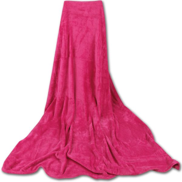 Kuscheldecke supersofte Tagesdecke vielseitig verwendbare Microfaser-Decke, flauschig und anschmiegsam in vielen verschiedenen modischen Farben erhältlich (pink - fuchsia / 220x240 cm) Bild 2