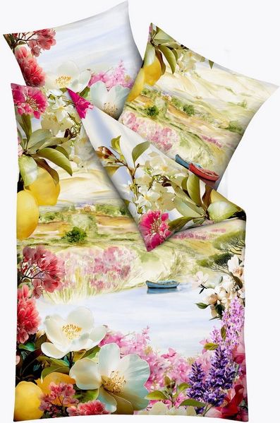 Kaeppel Bettwäsche Bettwäsche "Tutto bene", Mako-Satin, Blumen