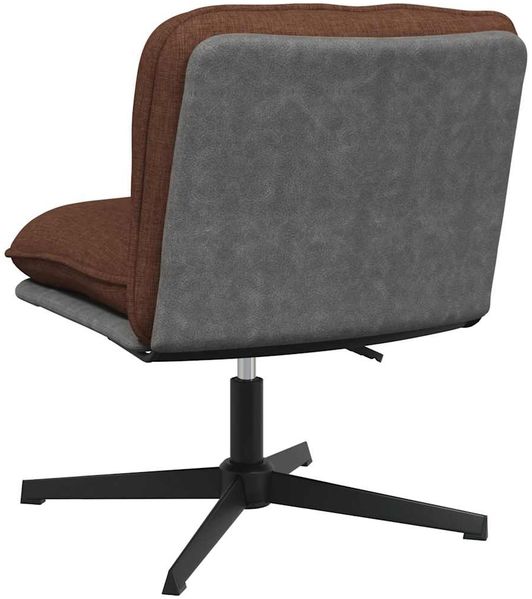 vidaXL Bürostuhl Drehbar Braun Stoff 4105392 Bild 6