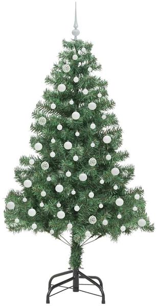 vidaXL Weihnachtsbaum mit 300 LEDs mit Ständer Grün 210 cm PVC 3396392 Bild 4