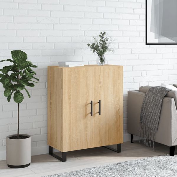 vidaXL Sideboard Sonoma-Eiche 69,5x34x90 cm Holzwerkstoff 827751