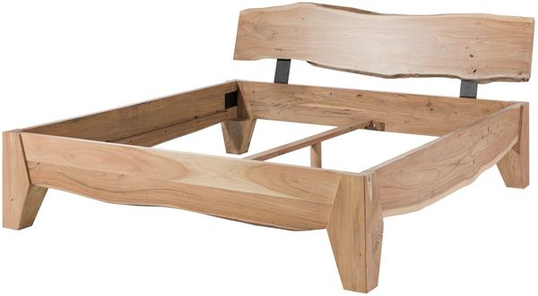 Bett Akazie 200x200 Akazie natur lackiert PURE ACACIA #315