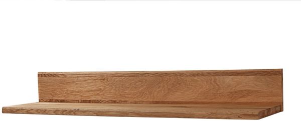 Wandregal Wild-/Zerreiche 81x20x12 natur geölt FRANKFURT #104
