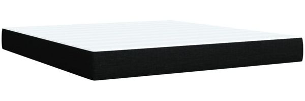 vidaXL Boxspringbett mit Matratze Schwarz 180x200 cm Stoff 3293654 Bild 10