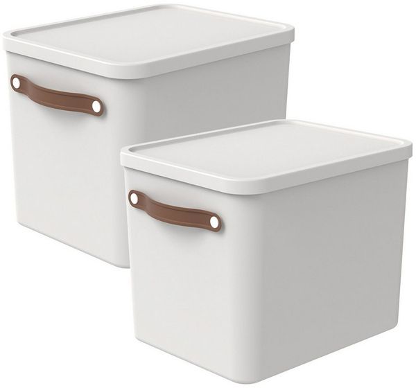 ROTHO Aufbewahrungsbox (Aufbewahrungsset, 2er-Set)