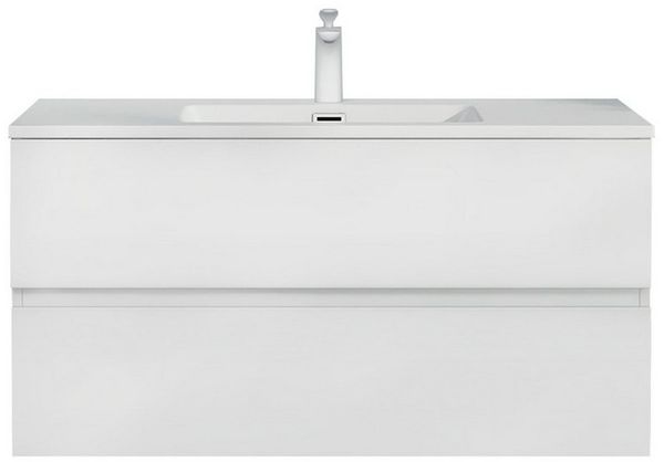 doporro Badmöbel-Set Badezimmermöbel Badezimmer Waschbecken Waschtisch Spiegel Aqualis