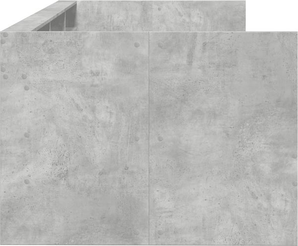 vidaXL Tagesbett mit Schubladen ohne Matratze Betongrau 75x190 cm 3280863 Bild 5