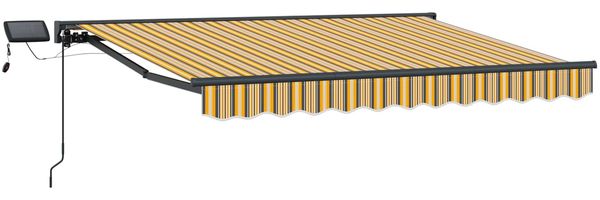 vidaXL Manueller Markisenrahmen mit LEDs 2,5 x 2 m 3420735 Bild 2